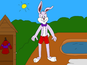 Reader Rabbit with Swimming outfit