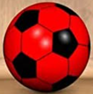  Red futebol Ball