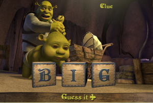  Shrek: Ogre Baby Word BIg Scramble