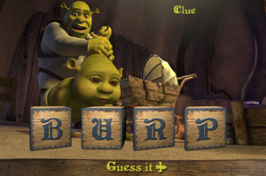  Shrek: Ogre Baby Word Burp Scramble