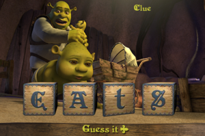  Shrek: Ogre Baby Word Eats Scramble