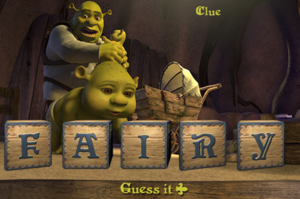  Shrek: Ogre Baby Word Fairy Scramble