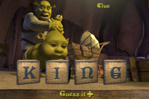  Shrek: Ogre Baby Word King Scramble