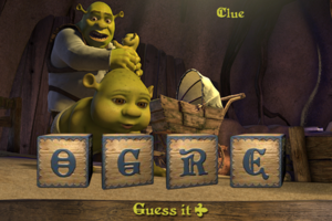  Shrek: Ogre Baby Word Ogre Scramble