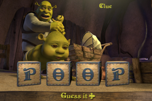  Shrek: Ogre Baby Word Poop Scramble