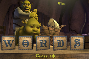  Shrek: Ogre Baby Word Words Scramble