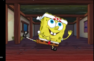  SpongeBob Karate Chopper Keel Kick