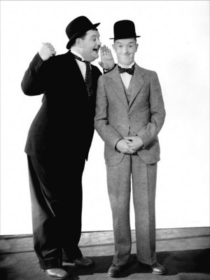  Stan lorbeer (1890-1965) & Oliver Hardy (1892-1957)