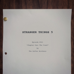  Stranger Things 5 - Episode 1 Script - The Crawl