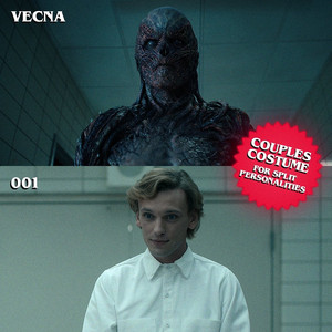  Stranger Things Couples Costumes - For 分裂, 拆分 Personalities - Vecna and 001
