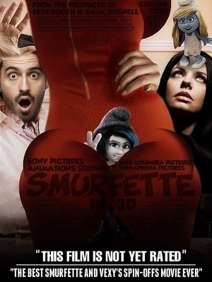 The Smurf's Spinoff's Smurfette And Vexy Movie!!!! (Movie Poster With "Foreign Body Movie 2016")