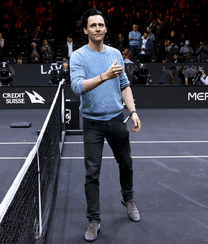  Tom Hiddleston at the Laver Cup | September 25, 2022