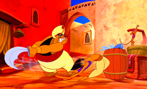  Walt Disney Screencaps - Palace Guard, Prince Aladin & Abu