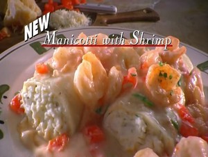 new manicotti with shrimp