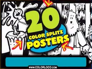 twenty color splitz posters