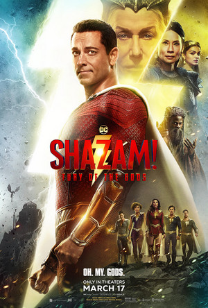  Shazam! Fury of the Gods | Promotional poster | In theaters March 17, 2023