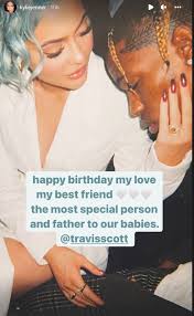 Kylie Jenner and Travis Scott 