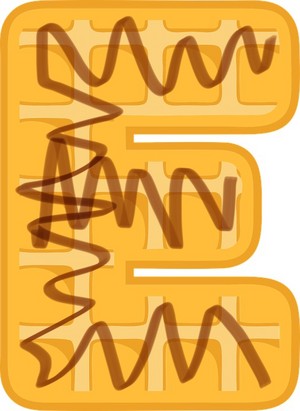  Alphabet Waffle E