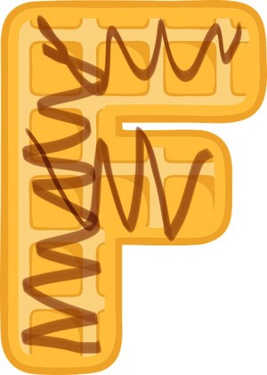  Alphabet Waffle F