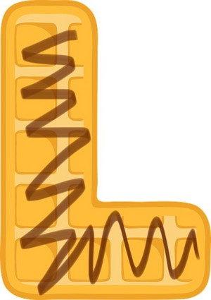 Alphabet Waffle L