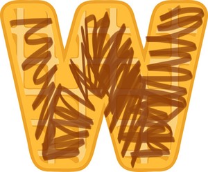  Alphabet Waffle W