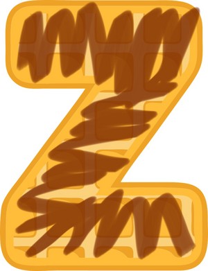  Alphabet Waffle Z