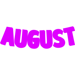  August Sticker