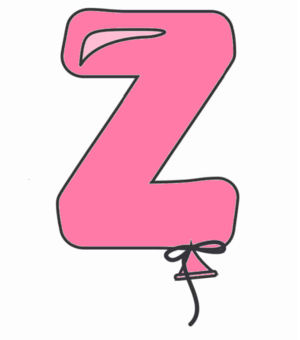  Balloon Letter Z