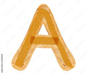  pão Alphabet A