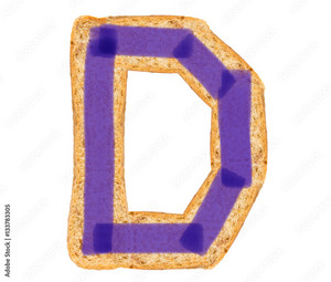 Bread Alphabet D