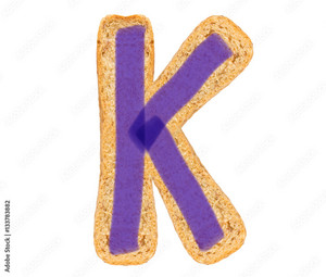 Bread Alphabet K