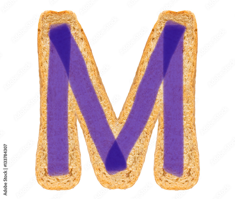Bread Alphabet M