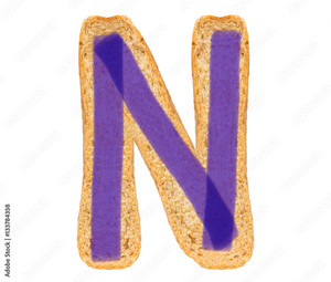 Bread Alphabet N