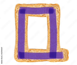 Bread Alphabet Q