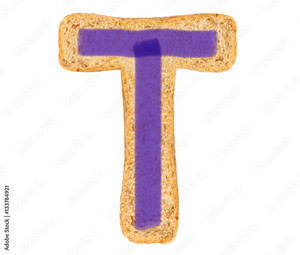  パン Alphabet T