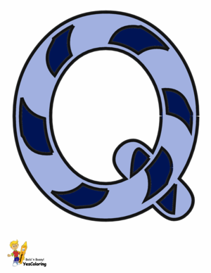  Candy Cane Coloring Pages Letter Q