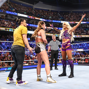  夏洛特 Flair, Ronda Rousey and Shayna Baszler | Friday Night Smackdown | 12/30/22