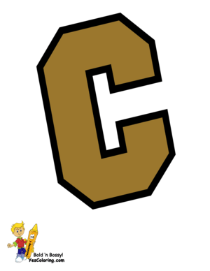  Cheerleader Coloring Of Letter C