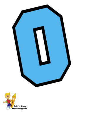  Cheerleader Coloring Of Letter O