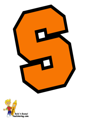  Cheerleader Coloring Of Letter S