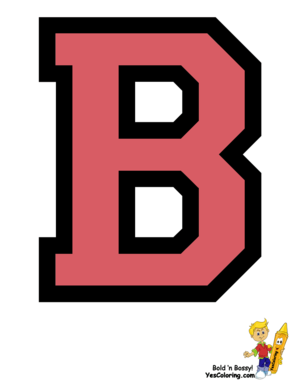  College Coloring Pages Letter B