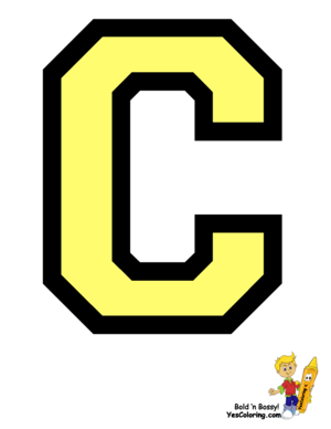  College Coloring Pages Letter C