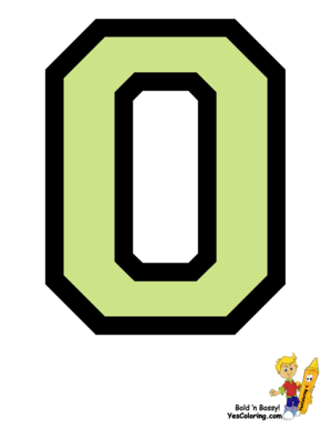  College Coloring Pages Letter O