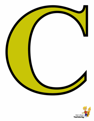  Color In Picture Letter C