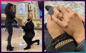  Congratulations to Samantha Irvin and Ricochet on their engagement 💍