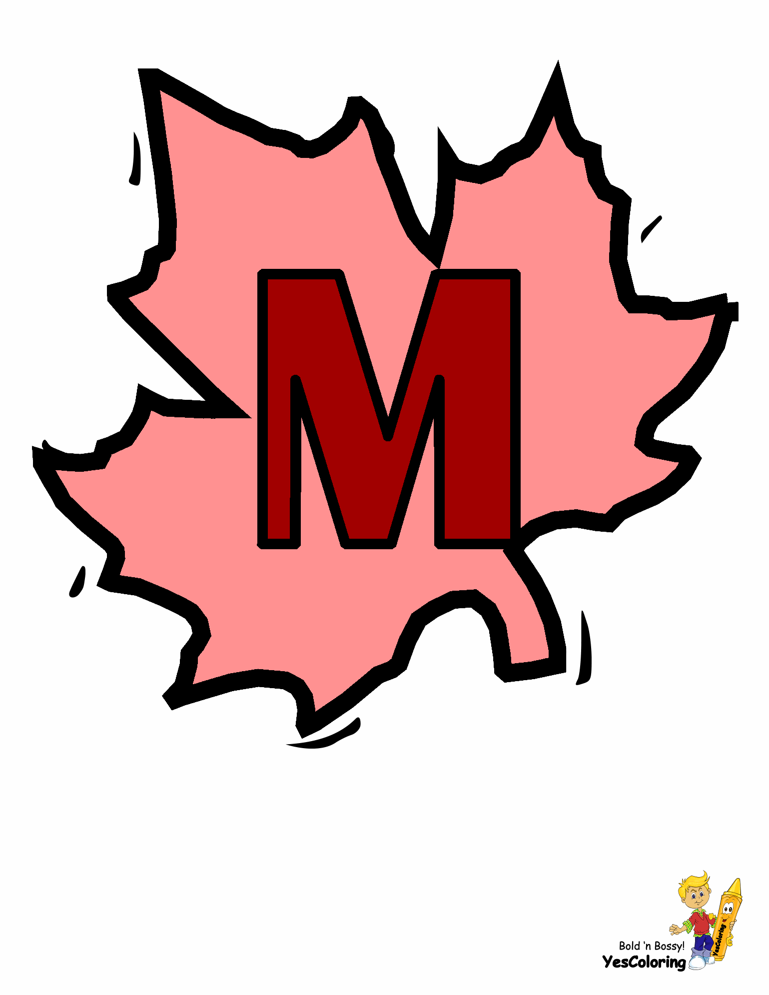  Cool Autumn Fall Letter M