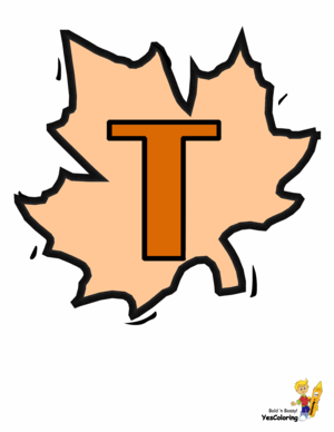  Cool Autumn Fall Letter T