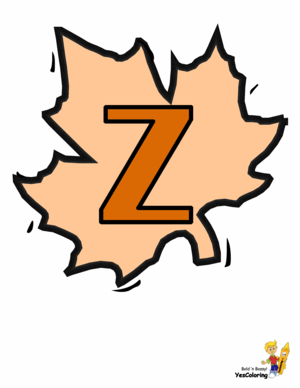  Cool Autumn Fall Letter Z