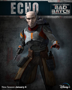  Echo | stella, star Wars: The Bad Batch | Season 2 | Character poster