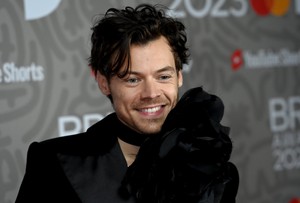  Harry Styles arrives on Brit Awards 2023